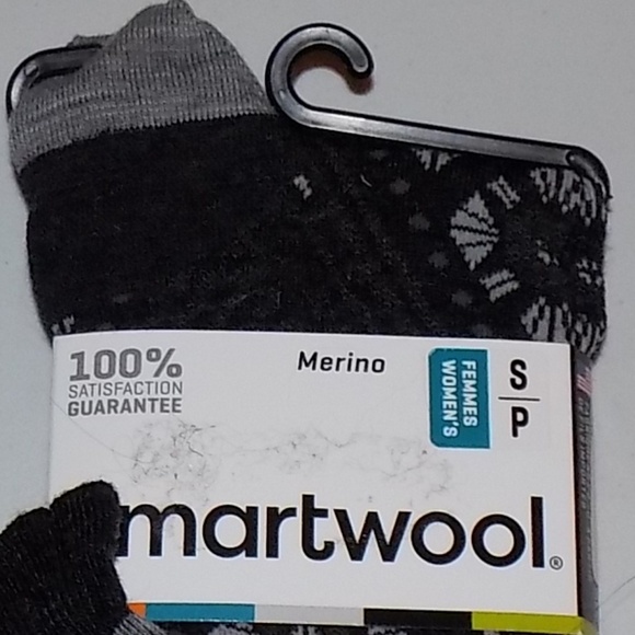 New Smartwool over calf charcoal heather Socks - Picture 5 of 5